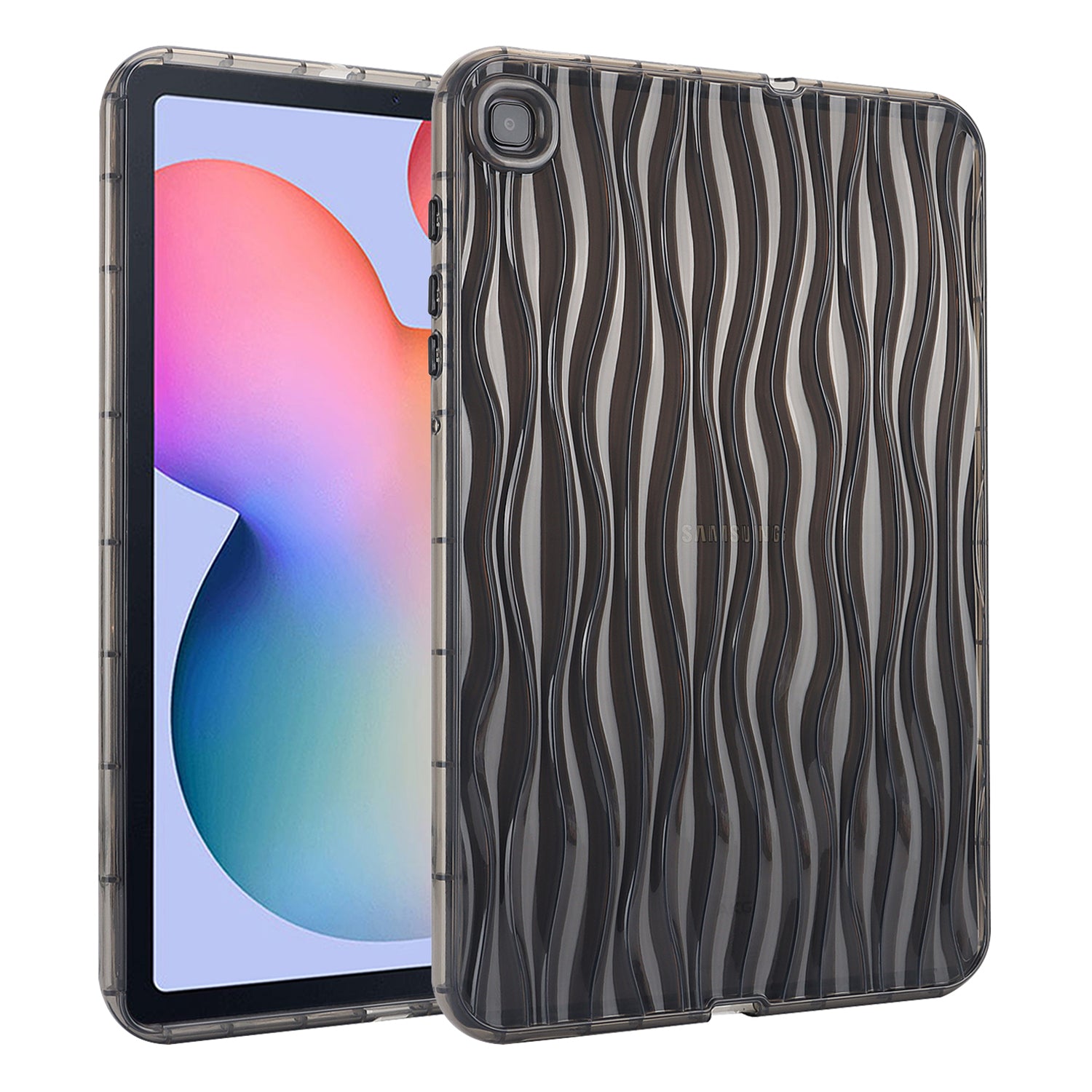 For Samsung Galaxy Tab S6 Lite P610 P615 Tab S6 Lite (2022) Anti-drop Cover Wave Texture Clear TPU Tablet Case For Samsung Galaxy Tab S6 Lite P610 P615 Tab S6 Lite (2022) Anti-drop Cover Wave Texture Clear TPU Tablet Case